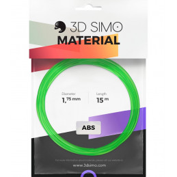 3Dsimo ABS Transparent grün, lila & gelb