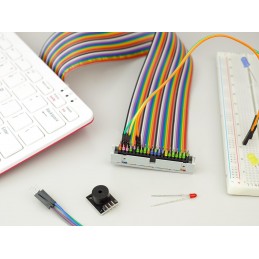 GPIO Extension / Verlängerungskabel, 40 Pin, für Raspberry Pi, rainbow